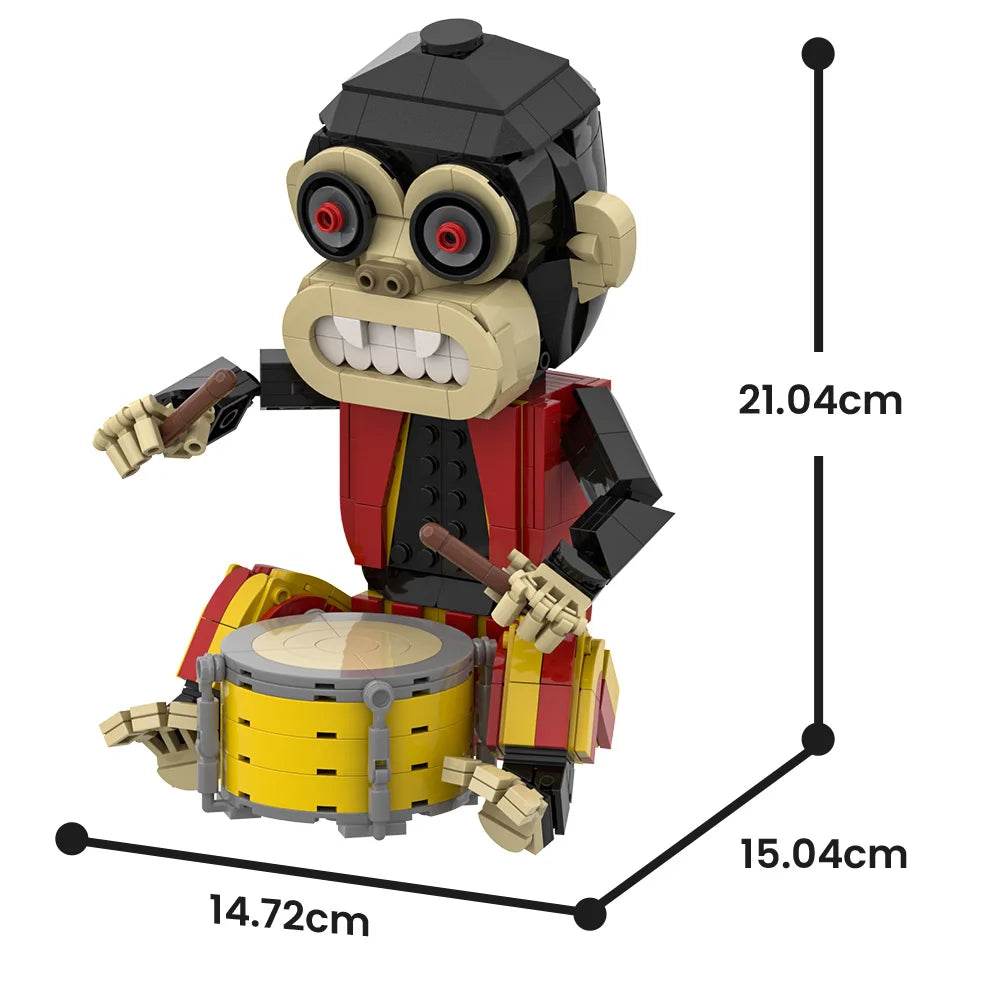 MOC The Monkey Building Blocks Horror Movie Building Bricks MOC Gift - ToylandEU