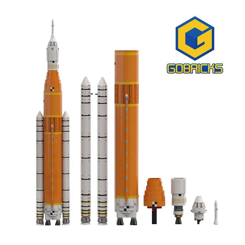 MOC The Strongest Super Heavy Space Launch System Artemis SLS Block 1 Building Block Set Child Gifts Building Bricks MOC - ToylandEU