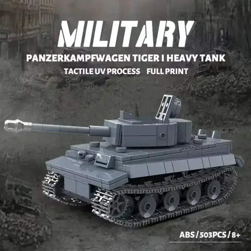 Tiger I Tank Building Blocks Compatible With Lego Sets - ToylandEU
