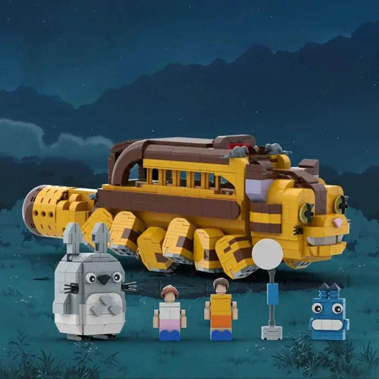  MOC Totorred Cat Bus Satsuki Mei Building Blocks Set 6 in 1 -  ToylandEU™