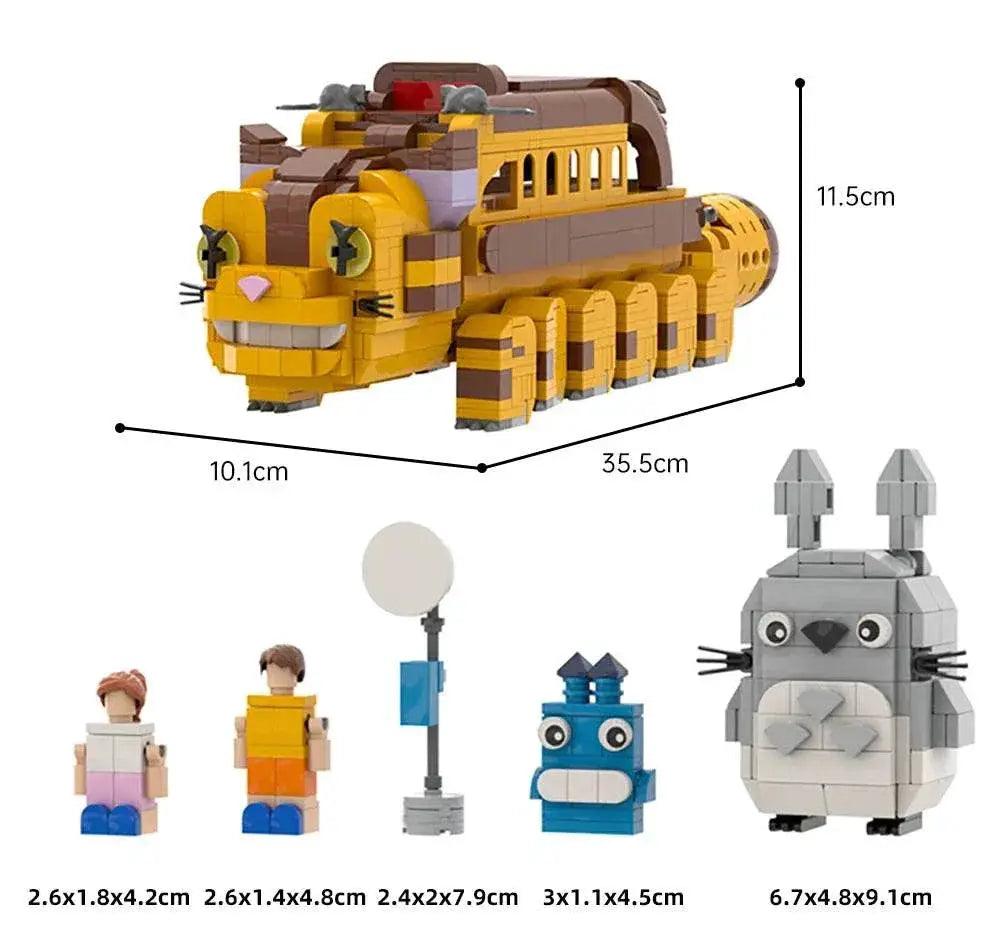  MOC Totorred Cat Bus Satsuki Mei Building Blocks Set 6 in 1 -  ToylandEU™