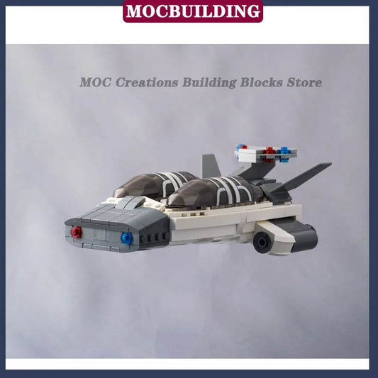MOC Transport Police Interceptor Model Building Block Air Vehicle Boy Toy Birthday Gift - ToylandEU