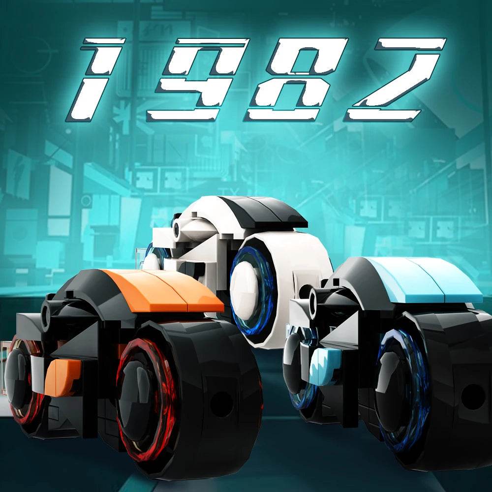 MOC Tron Motorcycle Building Blocks Puzzle Bricks Building Bricks MOC Gift - ToylandEU