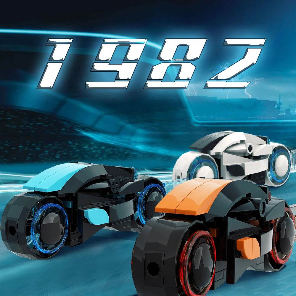 MOC Tron Motorcycle Building Blocks Puzzle Bricks Building Bricks MOC Gift - ToylandEU