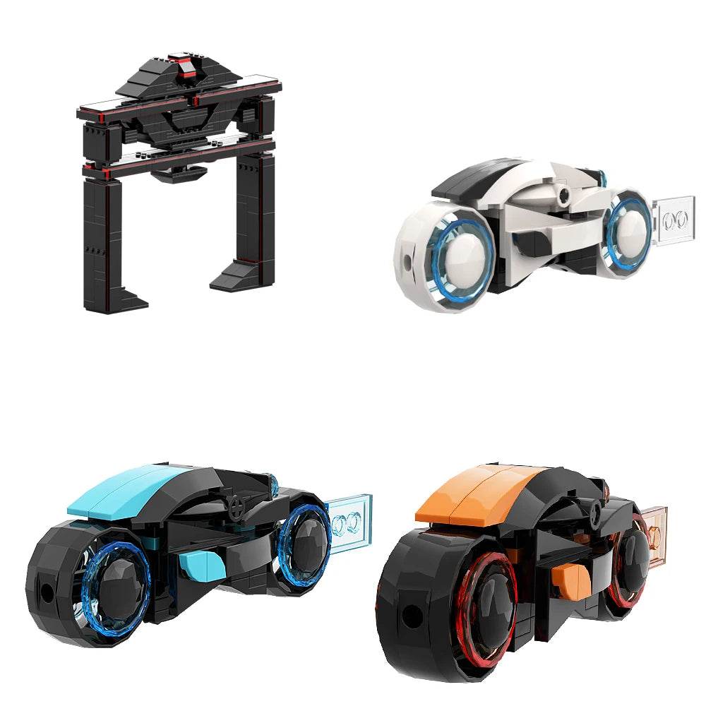 MOC Tron Motorcycle Building Blocks Puzzle Bricks Building Bricks MOC Gift - ToylandEU