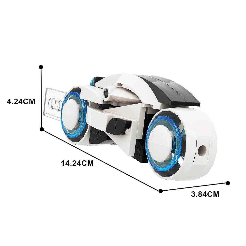 MOC Tron Motorcycle Building Blocks Science Fiction Puzzle Toys Building Bricks MOC - ToylandEU