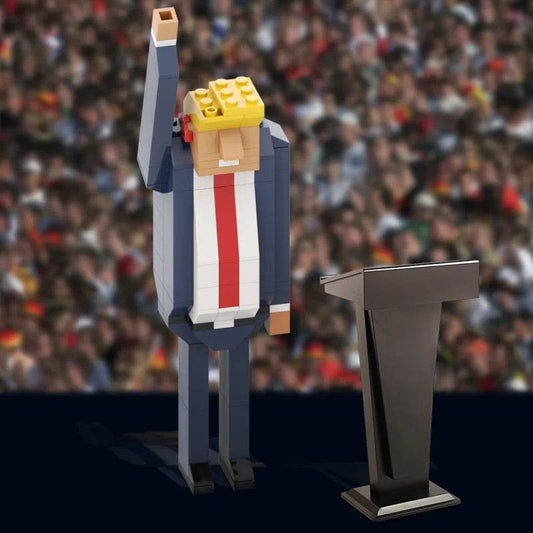 MOC Trump Cartoon Model Building Blocks Mini Action Figure Building Bricks MOC - ToylandEU
