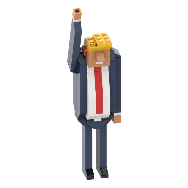 MOC Trump Cartoon Model Building Blocks Mini Action Figure Building Bricks MOC - ToylandEU