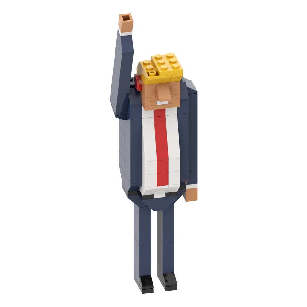 MOC Trump Cartoon Model Building Blocks Mini Action Figure Building Bricks MOC - ToylandEU