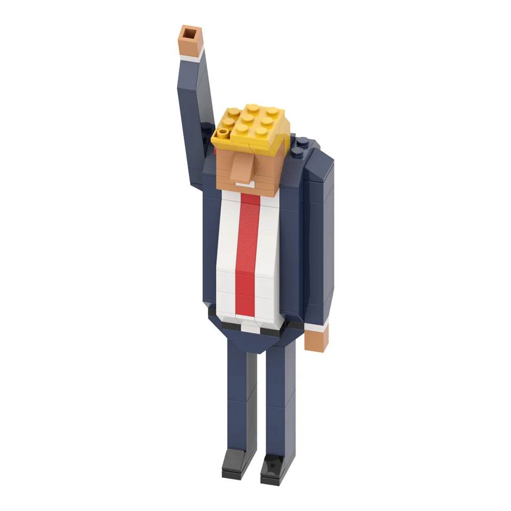 MOC Trump Cartoon Model Building Blocks Mini Action Figure Building Bricks MOC - ToylandEU