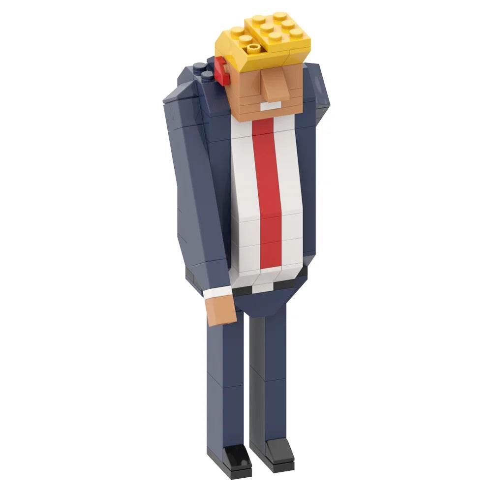 MOC Trump Cartoon Model Building Blocks Mini Action Figure Building Bricks MOC - ToylandEU