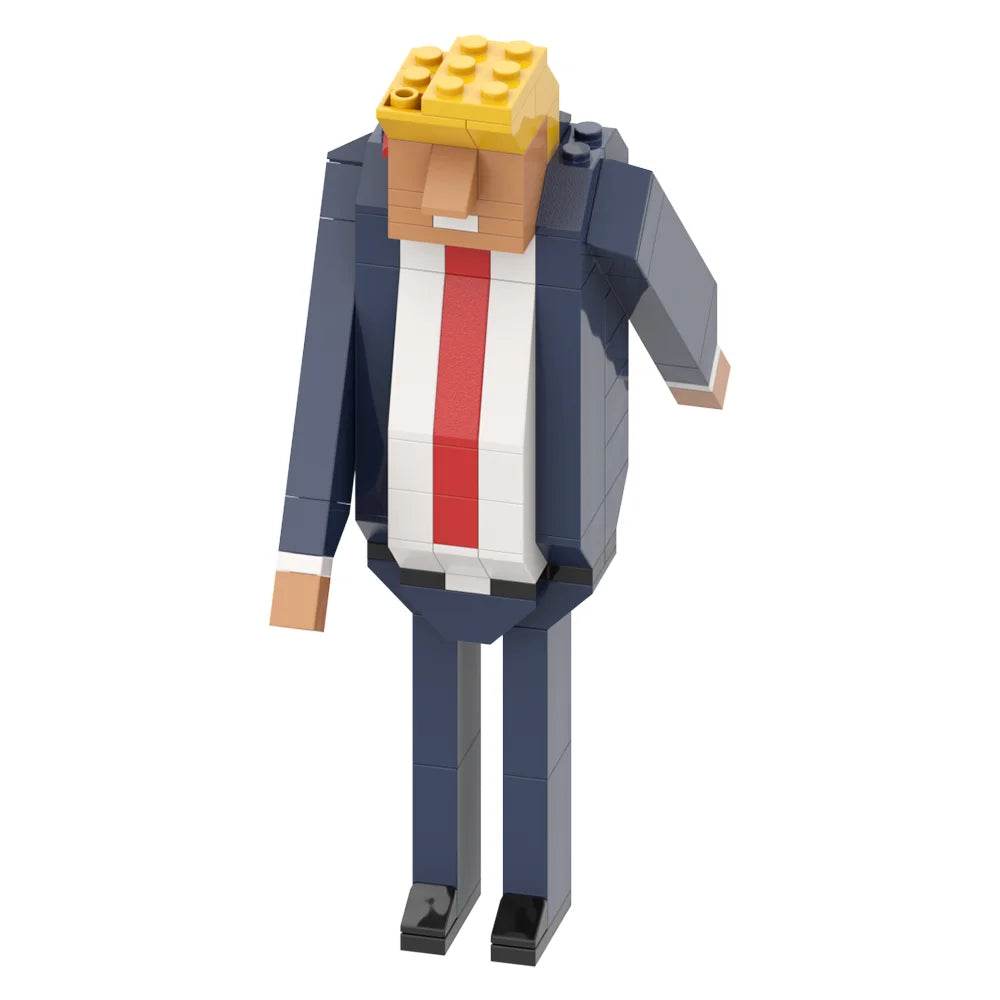 MOC Trump Cartoon Model Building Blocks Mini Action Figure Building Bricks MOC - ToylandEU