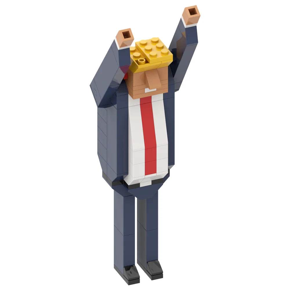 MOC Trump Cartoon Model Building Blocks Mini Action Figure Building Bricks MOC - ToylandEU