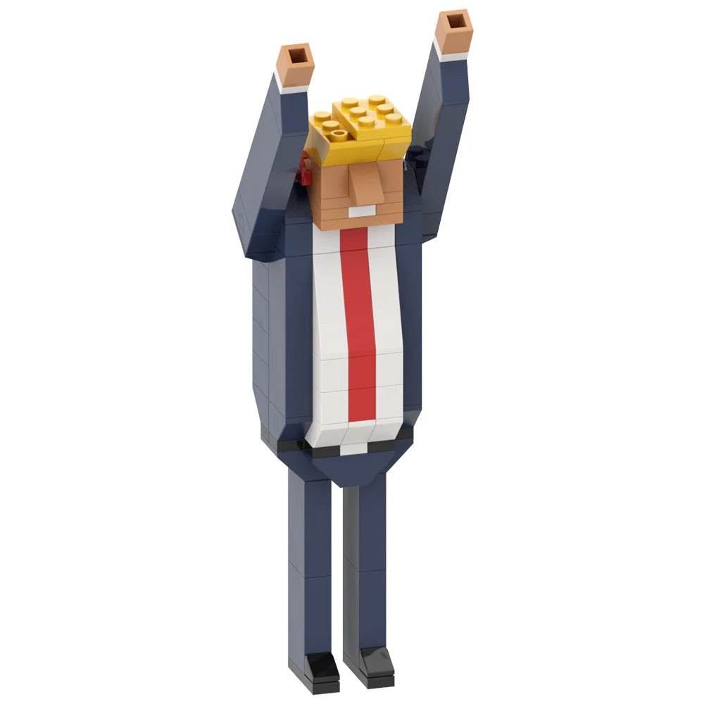 MOC Trump Cartoon Model Building Blocks Mini Action Figure Building Bricks MOC - ToylandEU