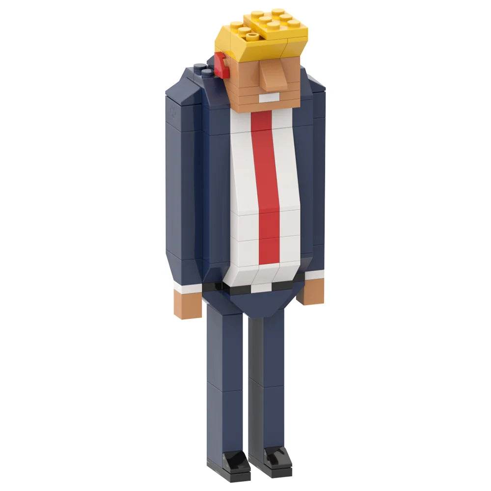 MOC Trump Cartoon Model Building Blocks Mini Action Figure Building Bricks MOC - ToylandEU