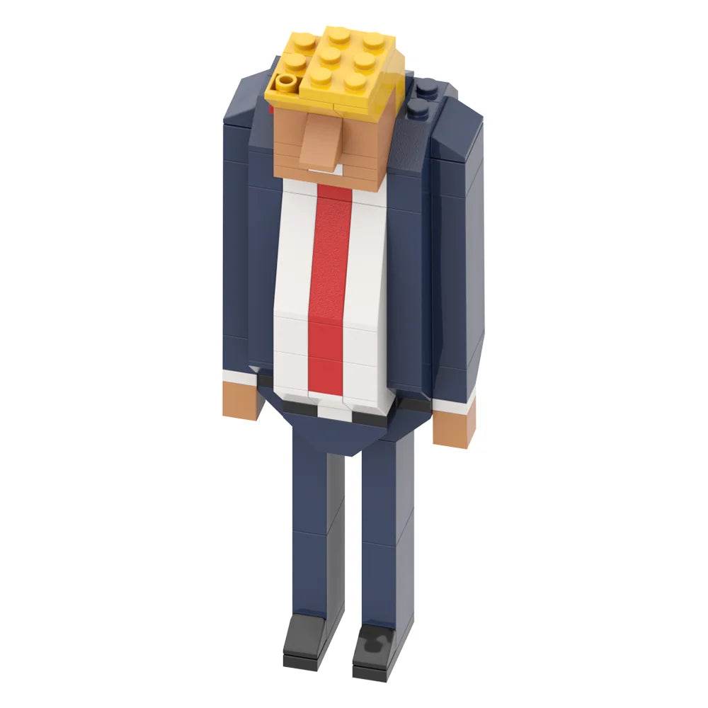 MOC Trump Cartoon Model Building Blocks Mini Action Figure Building Bricks MOC - ToylandEU