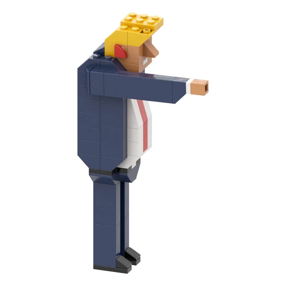 MOC Trump Cartoon Model Building Blocks Mini Action Figure Building Bricks MOC - ToylandEU