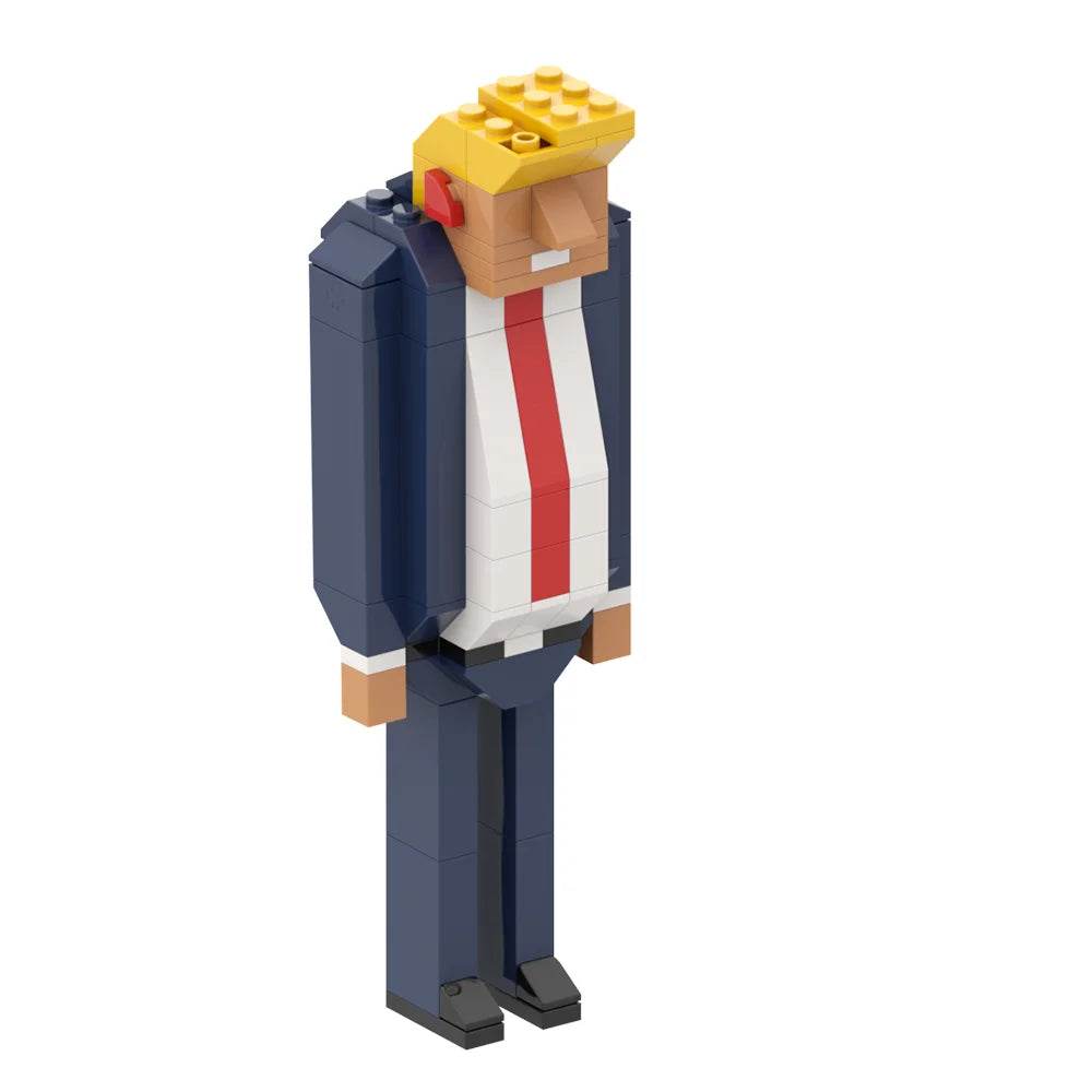 MOC Trump Cartoon Model Building Blocks Mini Action Figure Building Bricks MOC - ToylandEU