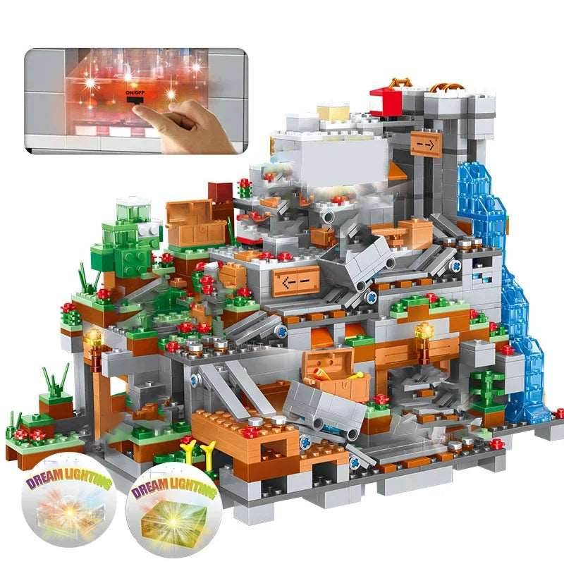MOC Ultimate Mountain Adventure Blocks Set - 1315 Pieces Building Bricks - ToylandEU