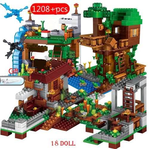 MOC Ultimate Mountain Adventure Blocks Set - 1315 Pieces Building Bricks - ToylandEU