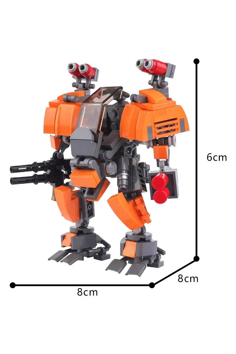 MOC Uplink Mech Revamp Robot Building Blocks Building Bricks MOC Gift - ToylandEU