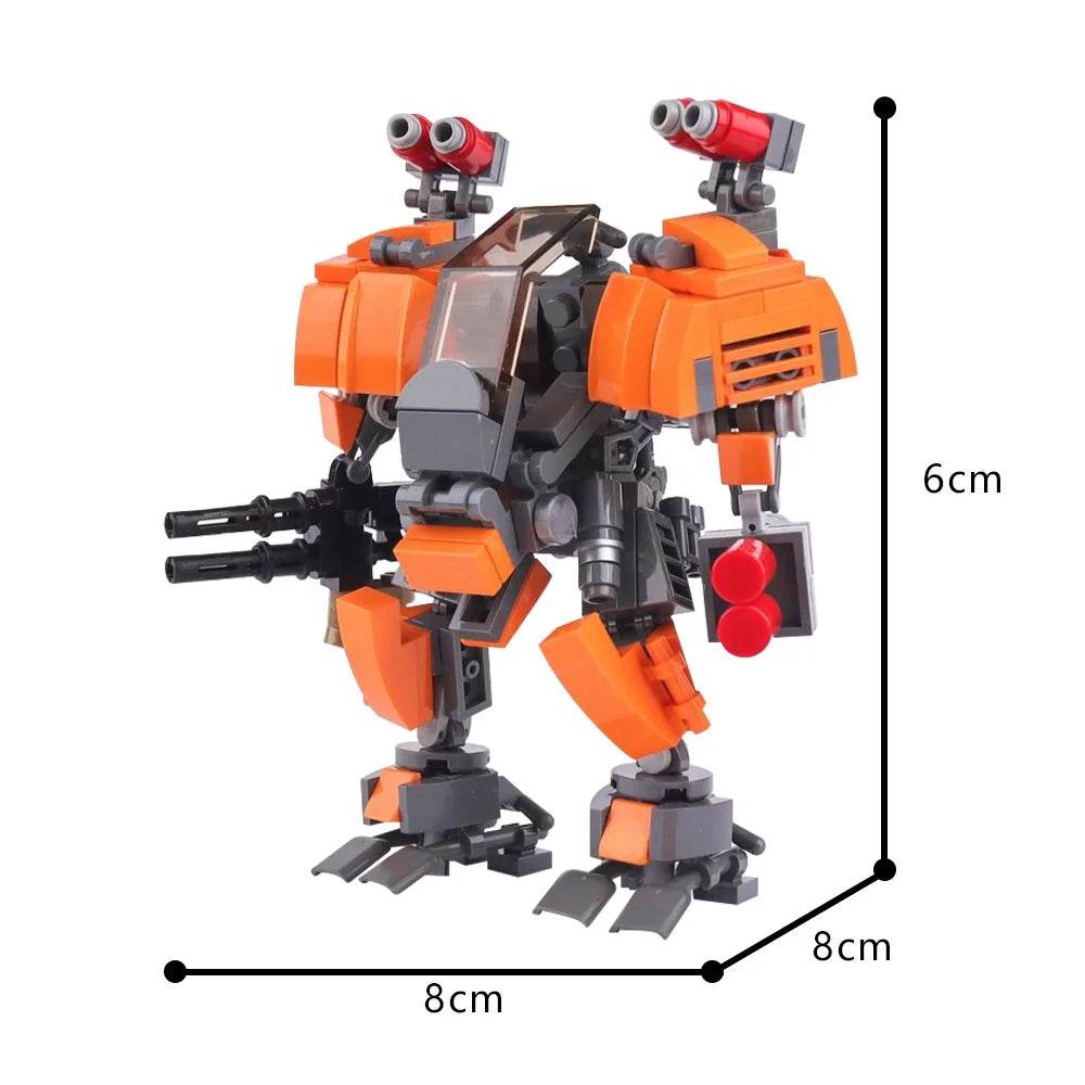 MOC Uplink Mech Revamp Robot Building Blocks Building Bricks MOC Gift - ToylandEU