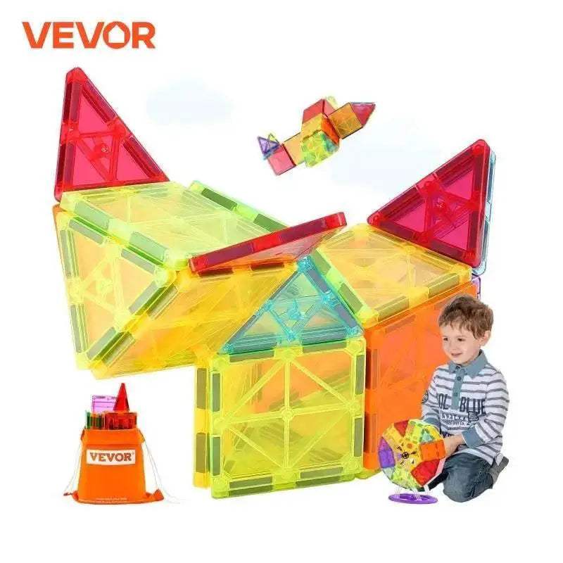 VEVOR 180PCS Magnetic Building Blocks Set for Kids Gifts - ToylandEU
