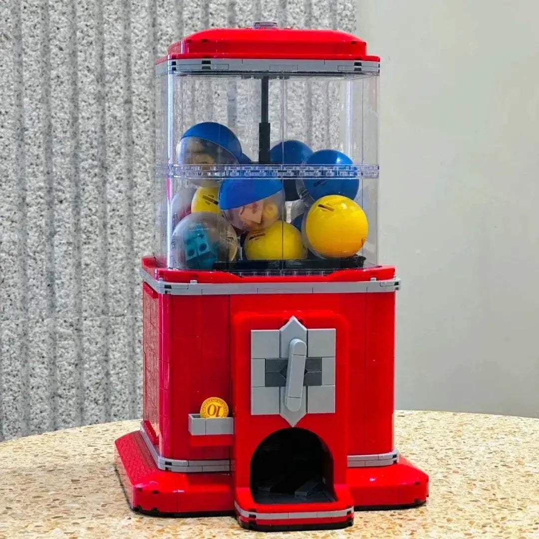 Vending Machine Building Blocks Set With Coin Operated Play - ToylandEU