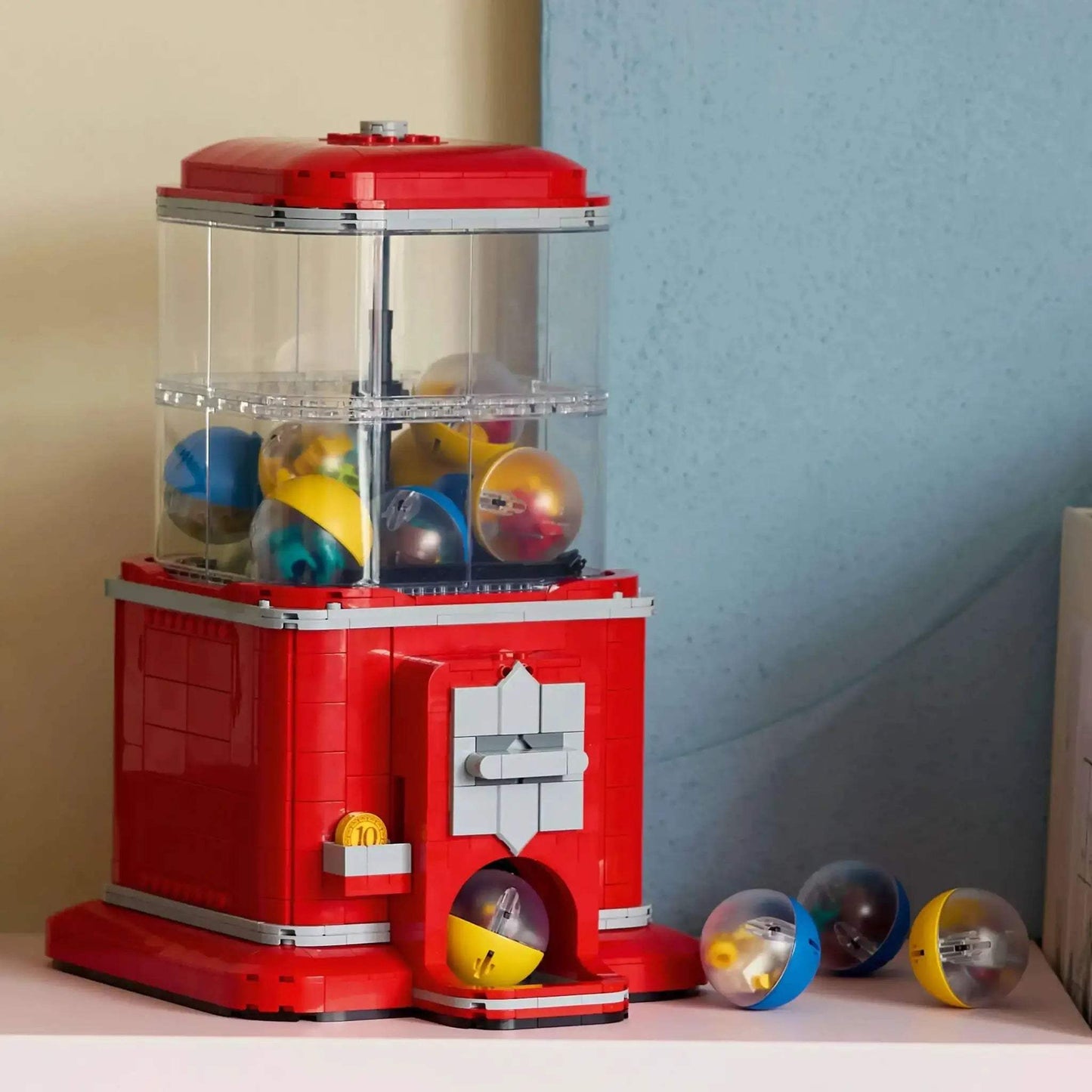 Vending Machine Building Blocks Set With Coin Operated Play - ToylandEU