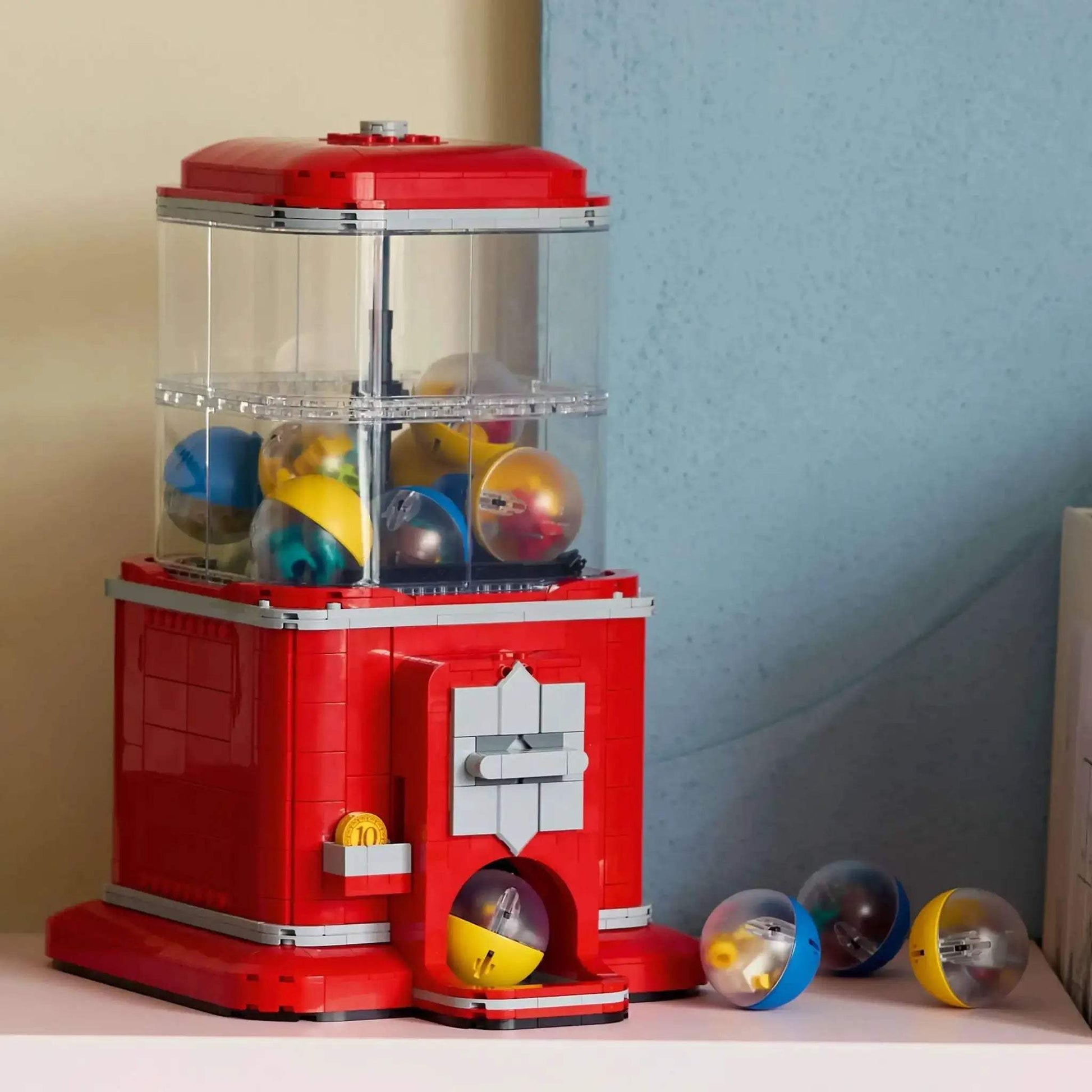 Vending Machine Building Blocks Set With Coin Operated Play - ToylandEU