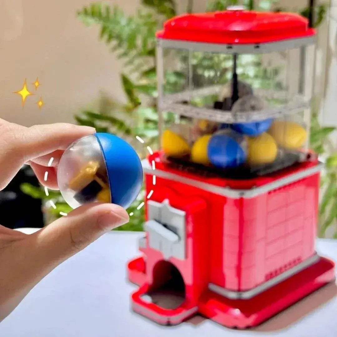 Vending Machine Building Blocks Set With Coin Operated Play - ToylandEU