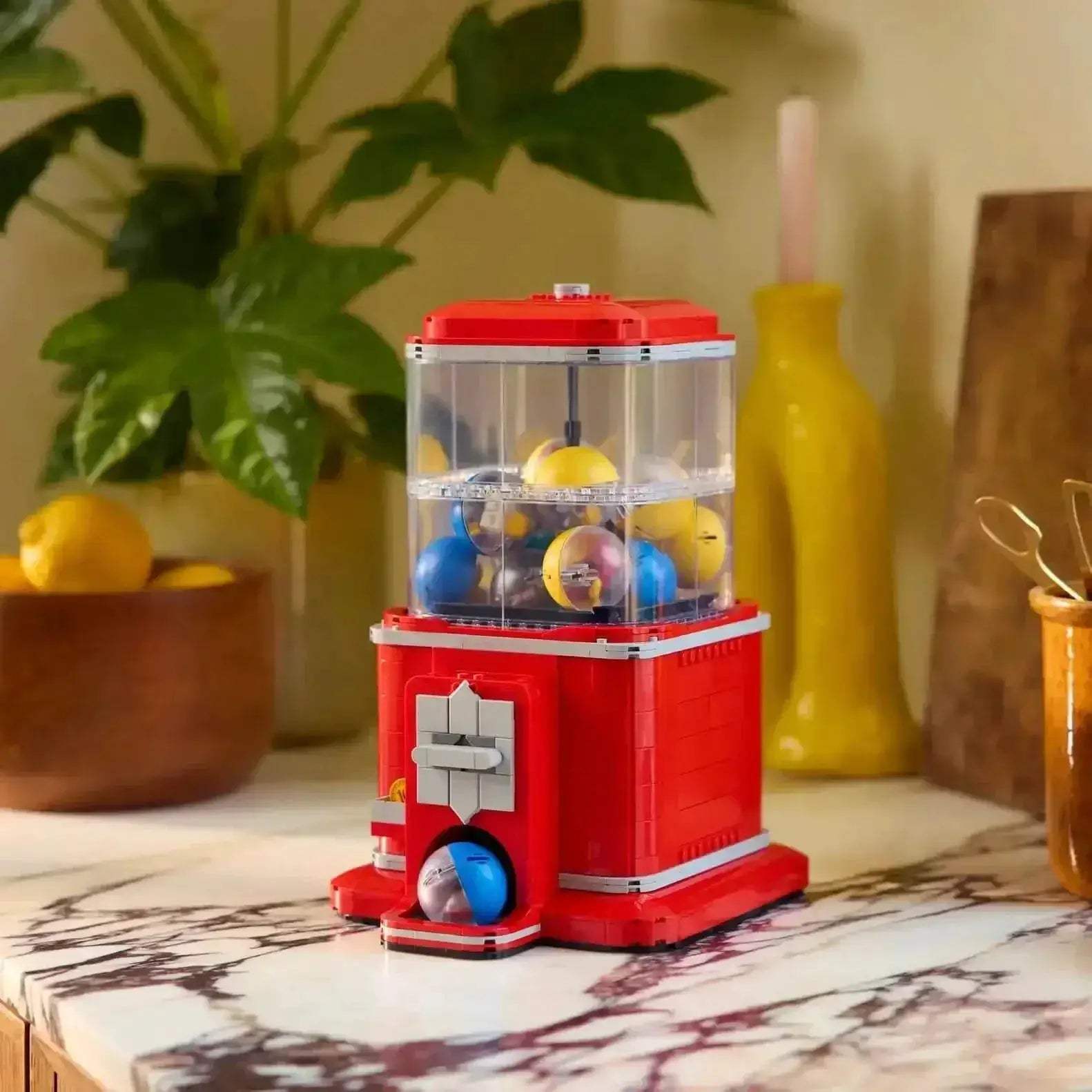 Vending Machine Building Blocks Set With Coin Operated Play - ToylandEU