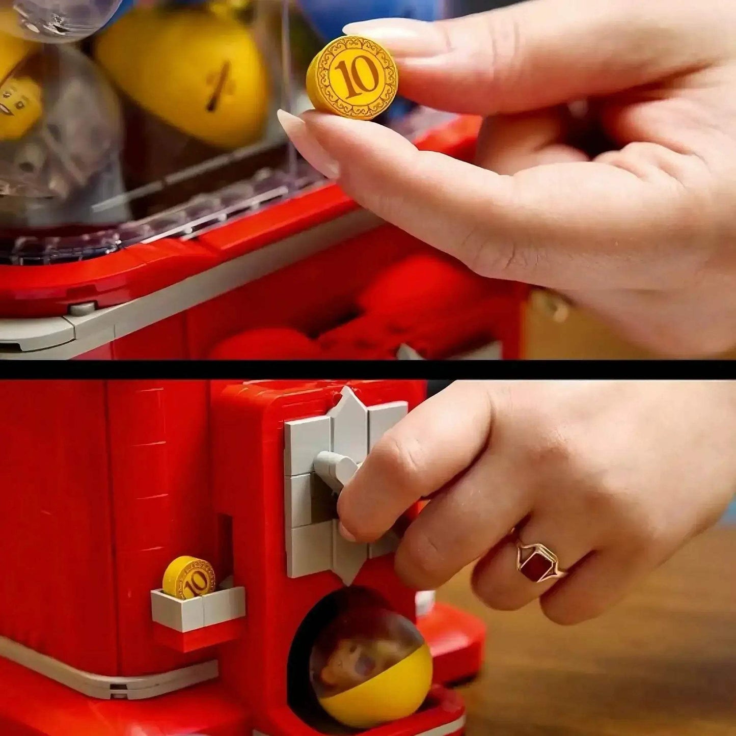 Vending Machine Building Blocks Set With Coin Operated Play - ToylandEU
