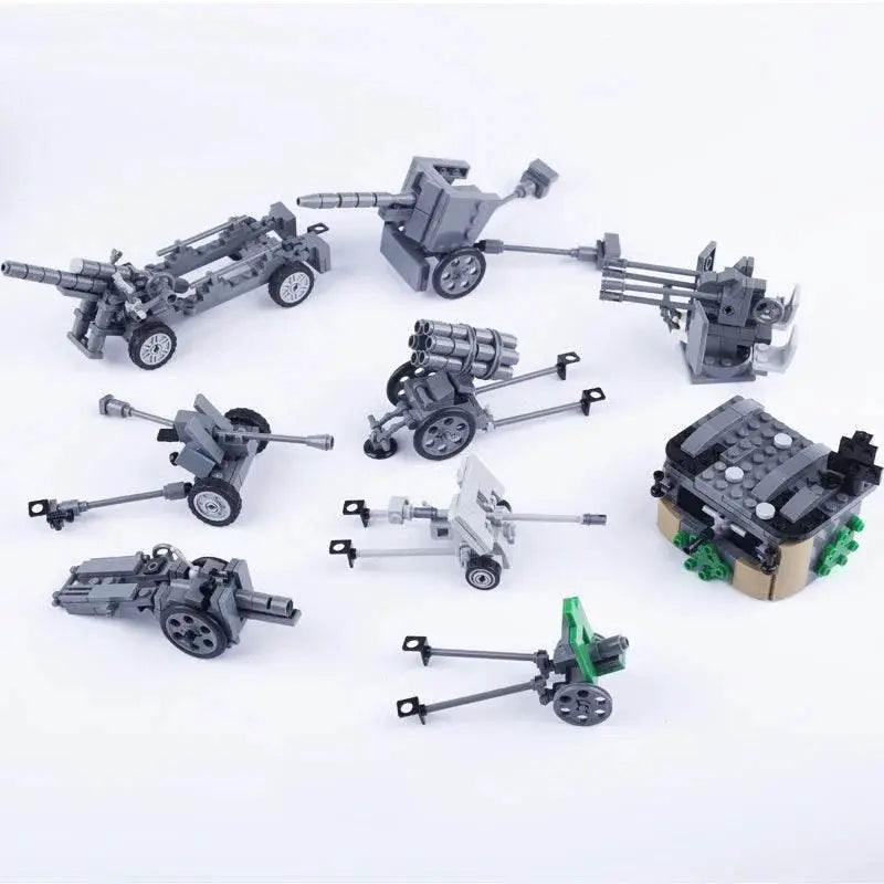  MOC WW2 German Military Cannon Building Blocks Kit Artillery Toys -  ToylandEU™