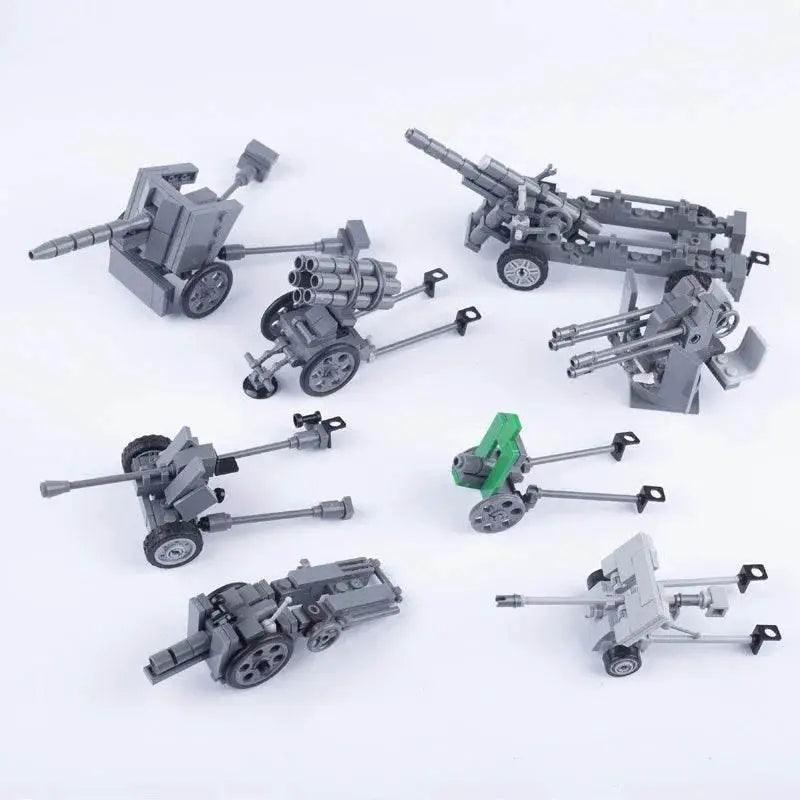  MOC WW2 German Military Cannon Building Blocks Kit Artillery Toys -  ToylandEU™
