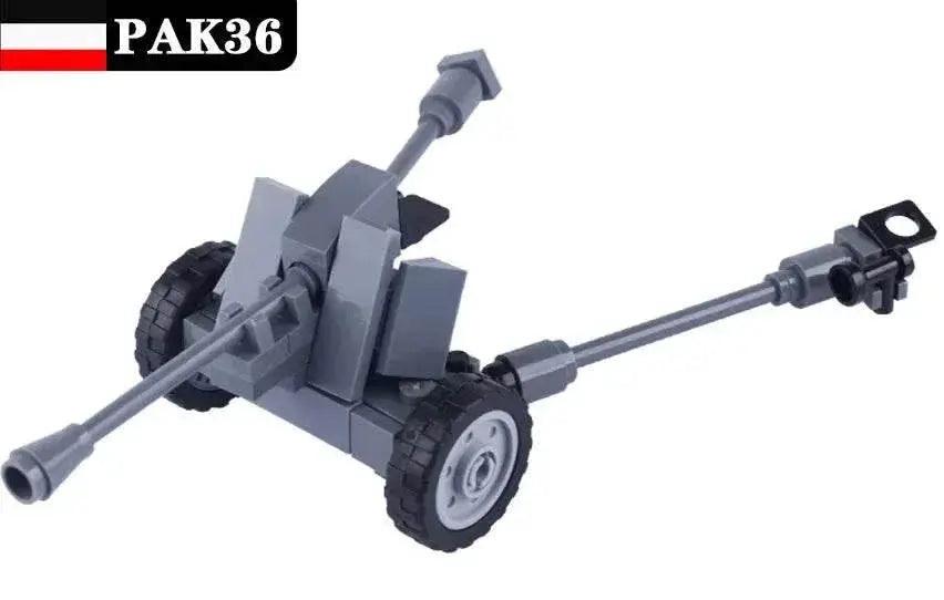  MOC WW2 German Military Cannon Building Blocks Kit Artillery Toys -  ToylandEU™
