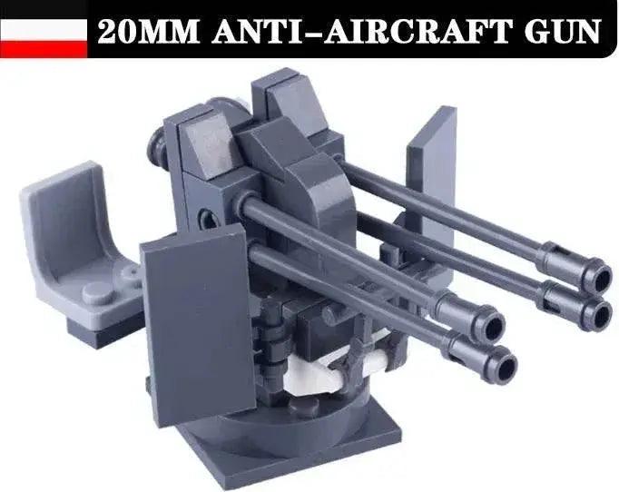  MOC WW2 German Military Cannon Building Blocks Kit Artillery Toys -  ToylandEU™