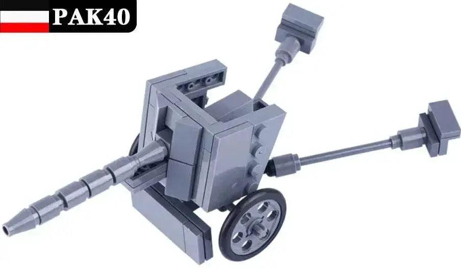 MOC WW2 German Military Cannon Building Blocks Kit Artillery Toys -  ToylandEU™