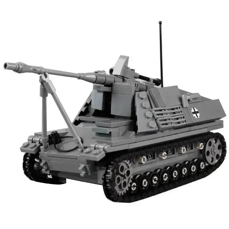  MOC WW2 Military Series Main Battle Tank Building Blocks Germany Nashorn Sd.Kfz.164 MOC Bricks Model Building Bricks MOC Gift for Boys -  ToylandEU™