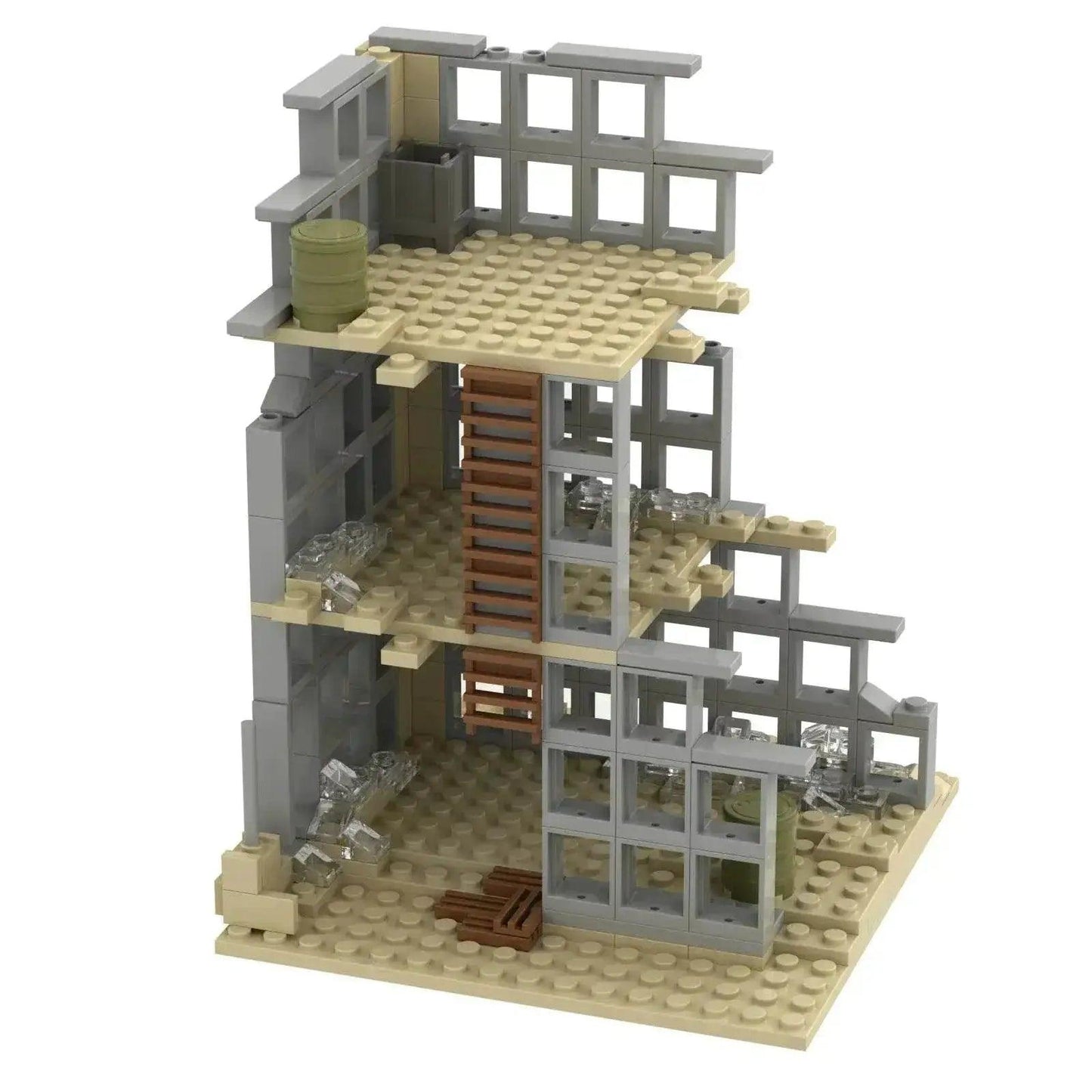  MOC WW2 Military Trench Building Blocks Kit War Scene Toys -  ToylandEU™
