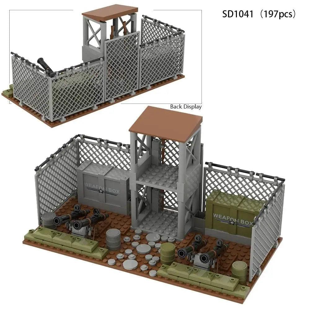  MOC WW2 Military Trench Building Blocks Kit War Scene Toys -  ToylandEU™