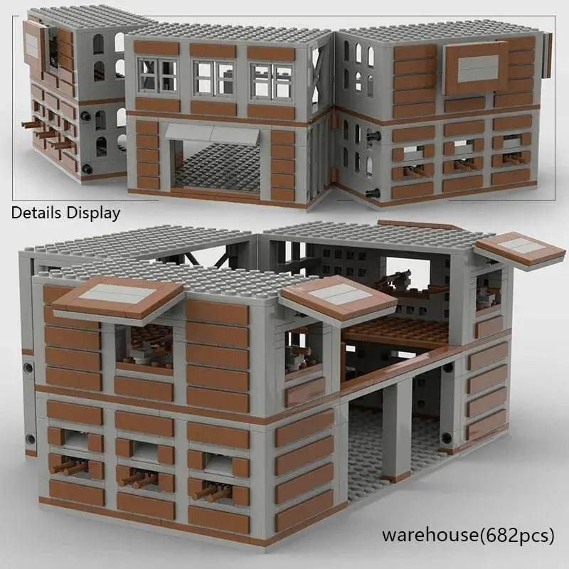  MOC WW2 Military Trench Building Blocks Kit War Scene Toys -  ToylandEU™