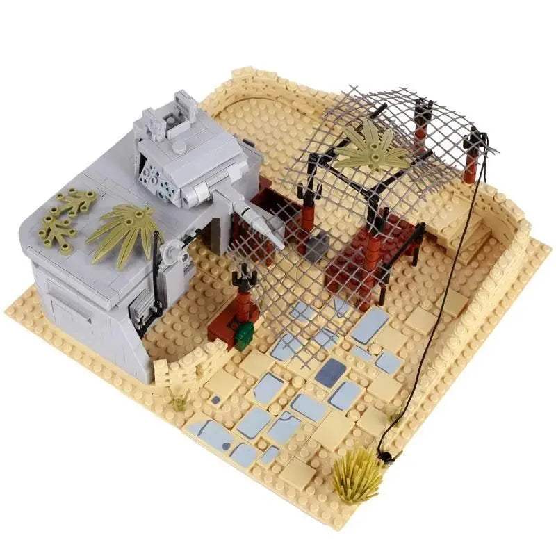 WW2 Ruins Building Blocks German Army Soldiers Figures Toys - ToylandEU