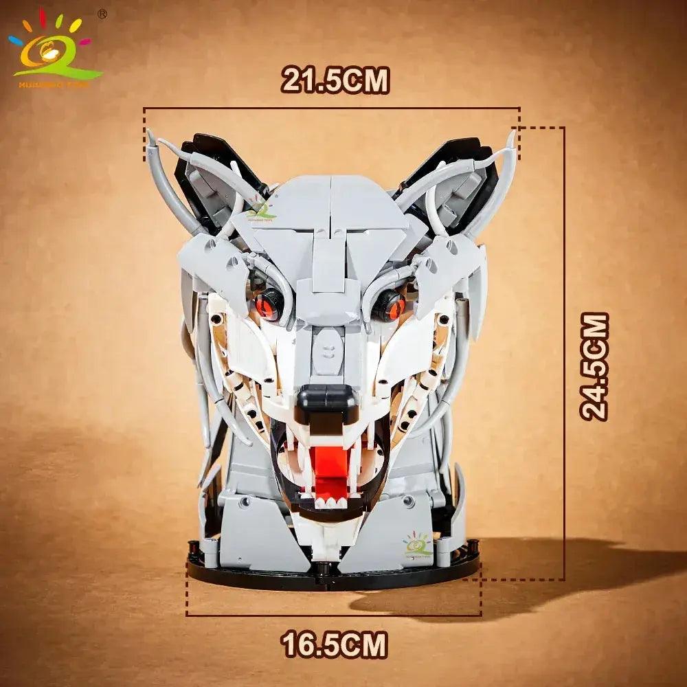  MOC Wolf Deer Eagle Head Building Blocks Wall Decor Lego -  ToylandEU™
