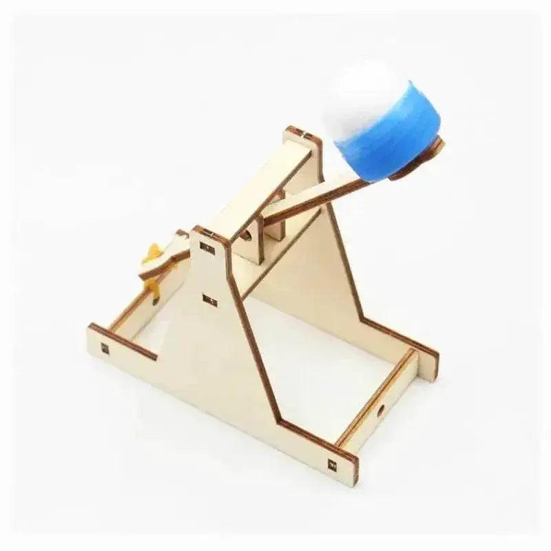  MOC Wooden Catapult Model Kit DIY Trebuchet Educational Science Assembly Building Blocks Toys for Children -  ToylandEU™