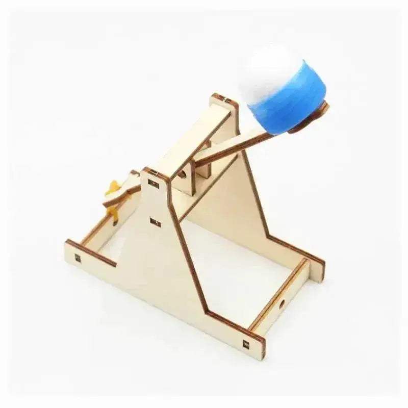 Wooden Catapult Model Kit DIY Trebuchet Educational Science Assembly Building Blocks Toys for Children - ToylandEU