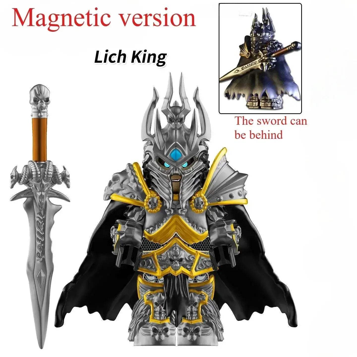 World Of Warcraft Lich King Mini Action Figure Building Blocks - ToylandEU