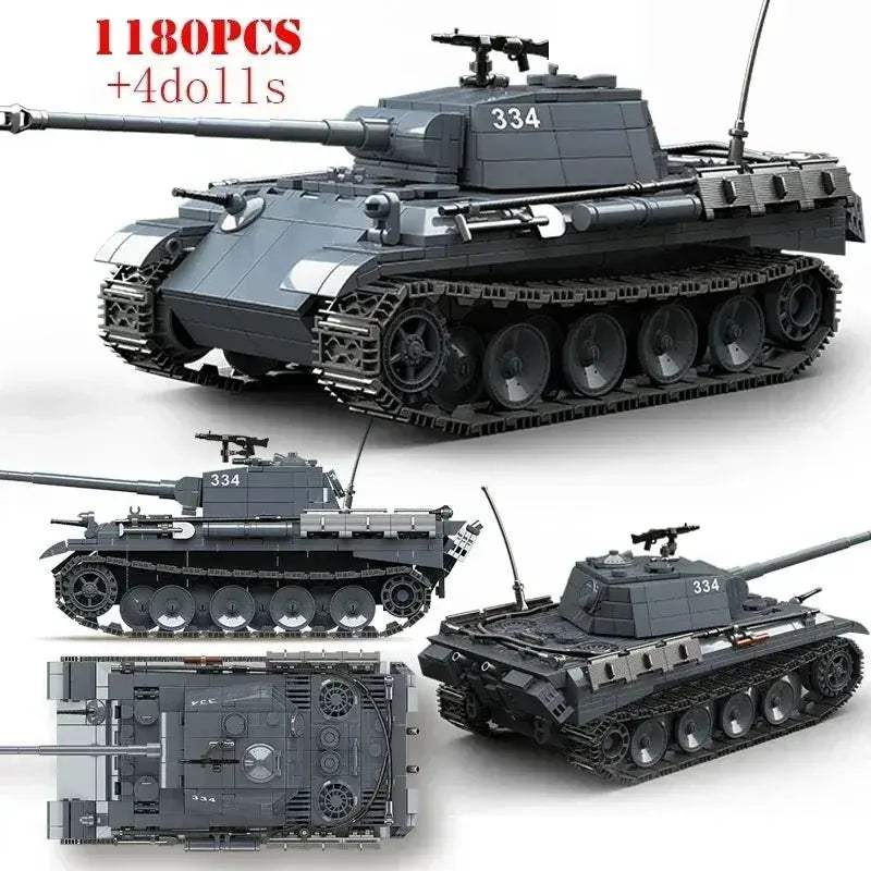 World War II Tank Building Blocks Set For Boys Educational - ToylandEU