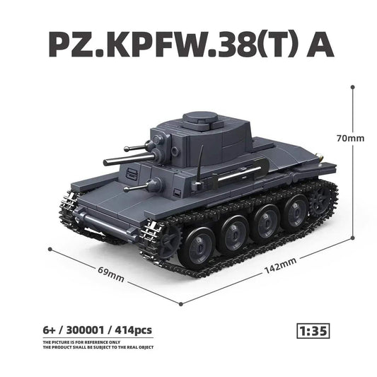  World War II Tank Model Building Blocks Compatible Lego -  ToylandEU™