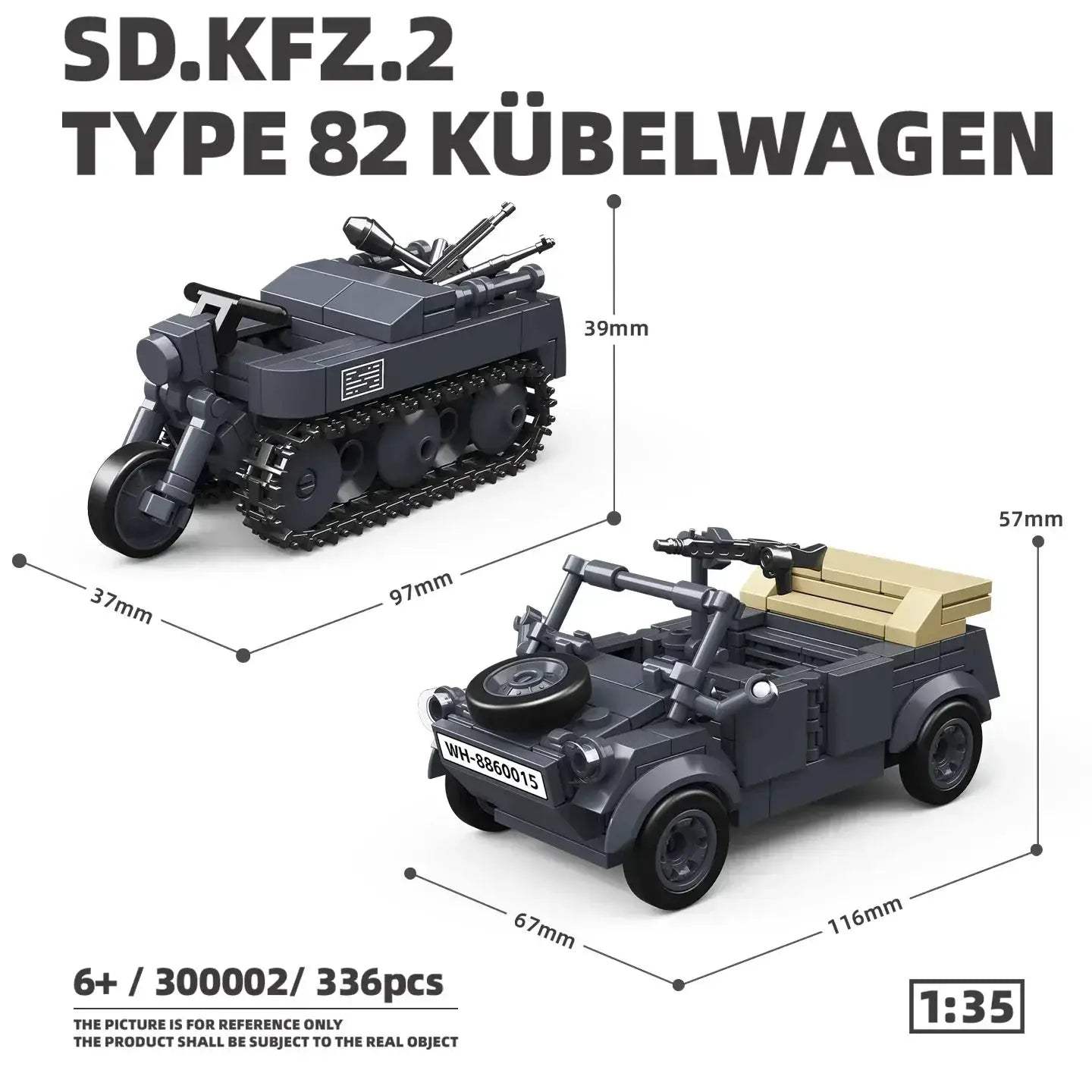 World War II Tank Model Toy Building Blocks Compatible Lego - ToylandEU
